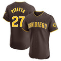 Fenge S.Diego Padres #27 Nick Pivetta Player Brown Home Limited Elite Stitched Jerseys