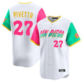 Fenge S.Diego Padres #27 Nick Pivetta Player White City Connect Home Limited Stitched Jerseys