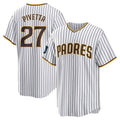 Fenge S.Diego Padres #27 Nick Pivetta Player White Home Game Stitched Jerseys