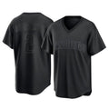 Fenge S.Diego Padres #2 Xander Bogaerts Player Black Pitch Fashion Game T-shirt Stitched Jerseys