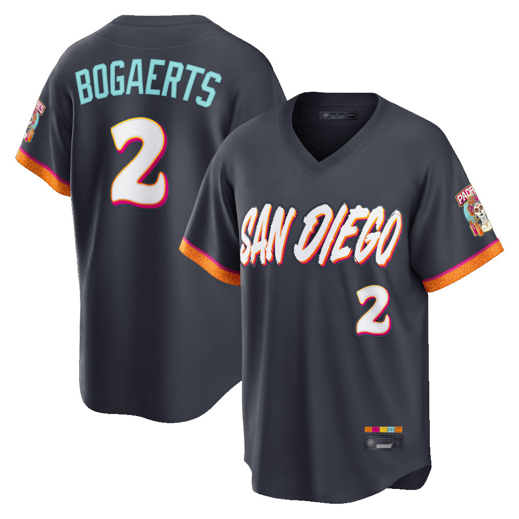 Fenge S.Diego Padres #2 Xander Bogaerts Player Obsidian 2026 City Connect Home Limited T-shirt Stitched Jerseys