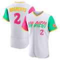 Fenge S.Diego Padres #2 Xander Bogaerts Player White City Connect Home Limited Elite Stitched Jerseys
