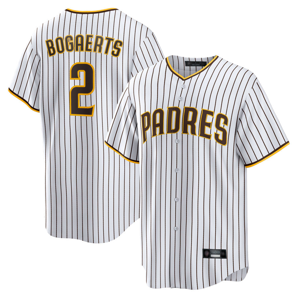 Fenge S.Diego Padres #2 Xander Bogaerts Player White Home Game Stitched Jerseys