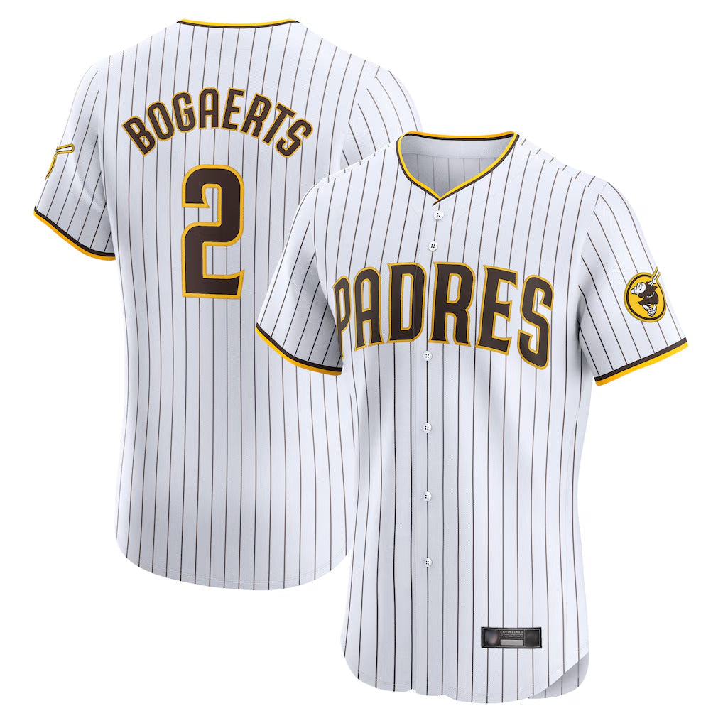 Fenge S.Diego Padres #2 Xander Bogaerts Player White Home Limited Elite Stitched Jerseys