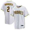 Fenge S.Diego Padres #2 Xander Bogaerts Player White Home Limited Game Stitched Jerseys