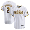 Fenge S.Diego Padres #2 Xander Bogaerts Player White Home Limited Stitched Jerseys