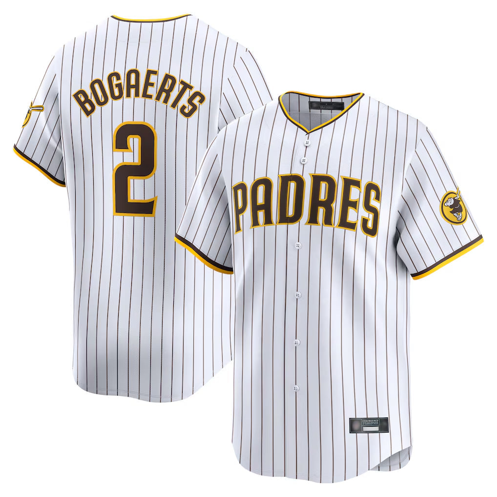 Fenge S.Diego Padres #2 Xander Bogaerts Player White Home Limited Stitched Jerseys