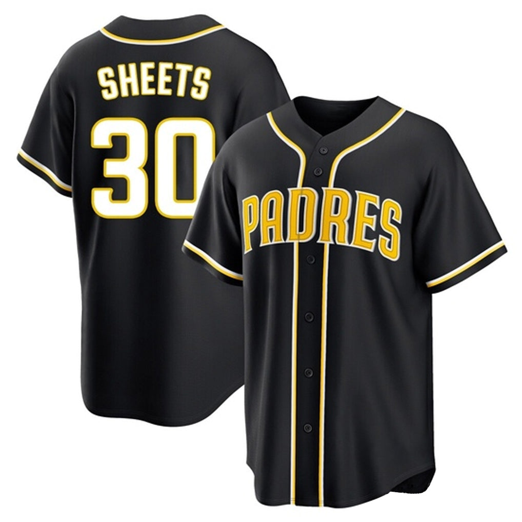 Fenge S.Diego Padres #30 Gavin Sheets Player Black 2026 Fashion Home Stitched Jerseys