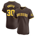 Fenge S.Diego Padres #30 Gavin Sheets Player Brown Home Limited Elite Stitched Jerseys