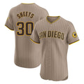 Fenge S.Diego Padres #30 Gavin Sheets Player Khaki Home Limited Elite Stitched Jerseys