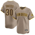 Fenge S.Diego Padres #30 Gavin Sheets Player Khaki Home Limited Stitched Jerseys