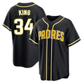 Fenge S.Diego Padres #34 Michael King Player Black 2026 Fashion Home Stitched Jerseys