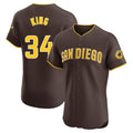 Fenge S.Diego Padres #34 Michael King Player Brown Home Limited Elite Stitched Jerseys