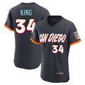 Fenge S.Diego Padres #34 Michael King Player Obsidian 2026 City Connect Home Limited Elite T-shirt Stitched Jerseys