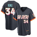 Fenge S.Diego Padres #34 Michael King Player Obsidian 2026 City Connect Home Limited T-shirt Stitched Jerseys