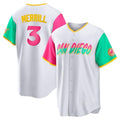 Fenge S.Diego Padres #3 Jackson Merrill Player White City Connect Home Game Stitched Jerseys