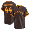Fenge S.Diego Padres #44 Joe Musgrove Player Brown Home Cooperstown Collection Replica Game Stitched Jerseys