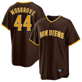 Fenge S.Diego Padres #44 Joe Musgrove Player Brown Home Game Stitched Jerseys