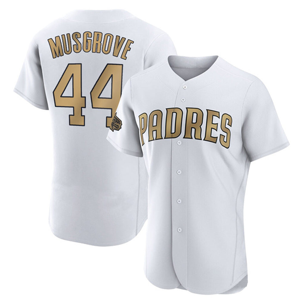 Fenge S.Diego Padres #44 Joe Musgrove Player Gold All-Star Home Limited Elite Stitched Jerseys