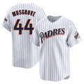 Fenge S.Diego Padres #44 Joe Musgrove Player White Cooperstown Collection Limited Home Stitched Jerseys