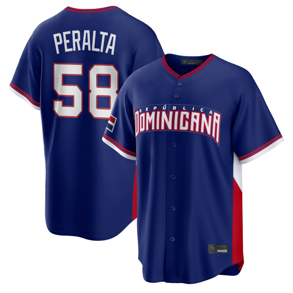 Fenge S.Diego Padres #58 Wandy Peralta Player Royal 2026 World Classic Home Limited Stitched Jerseys