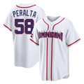 Fenge S.Diego Padres #58 Wandy Peralta Player White 2026 World Classic Home Limited Stitched Jerseys