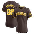 Fenge S.Diego Padres #98 Randy Vasquez Player Brown Home Limited Elite Stitched Jerseys