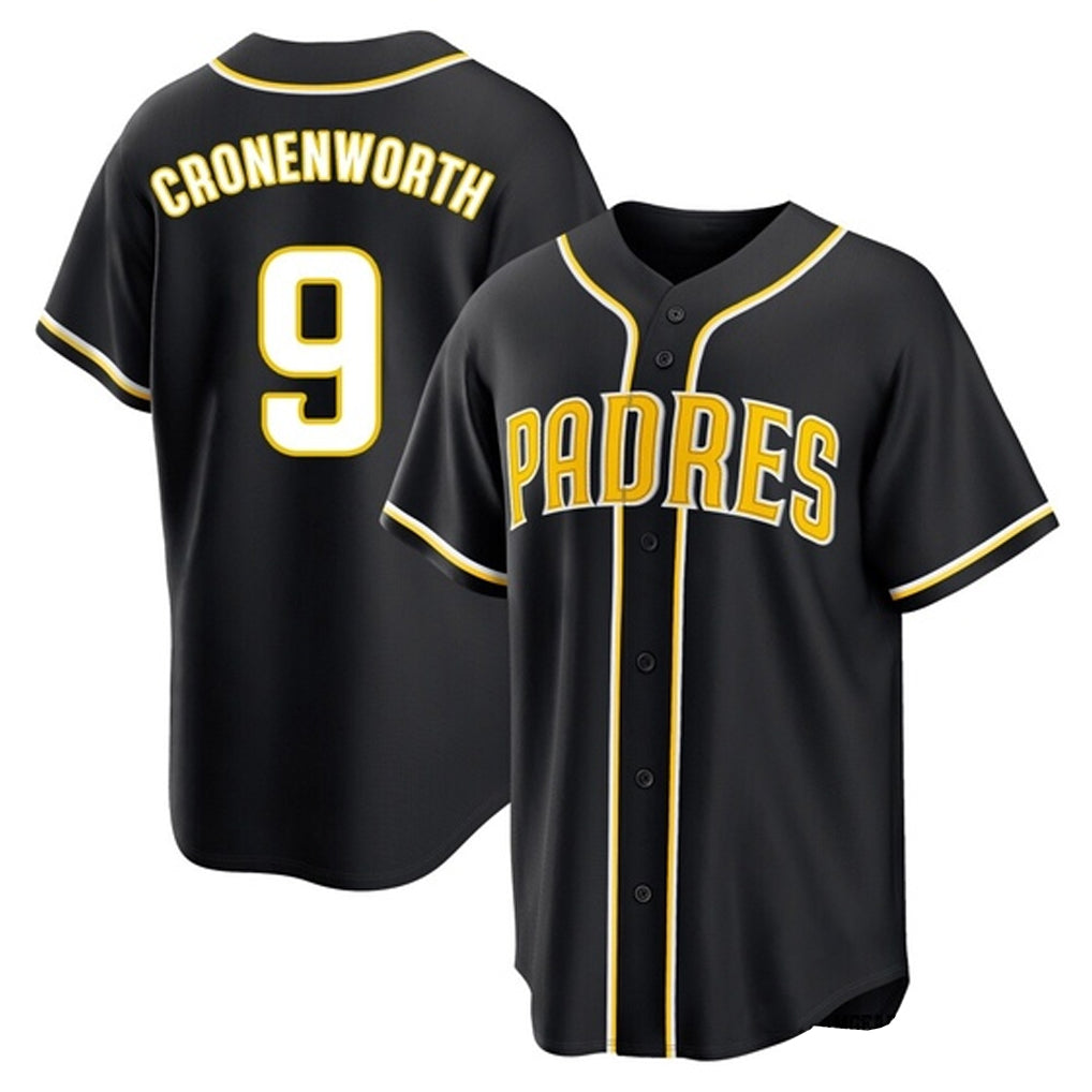 Fenge S.Diego Padres #9 Jake Cronenworth Player Black 2026 Fashion Home Stitched Jerseys