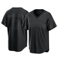 Fenge S.Diego Padres #9 Jake Cronenworth Player Black Pitch Fashion Game T-shirt Stitched Jerseys
