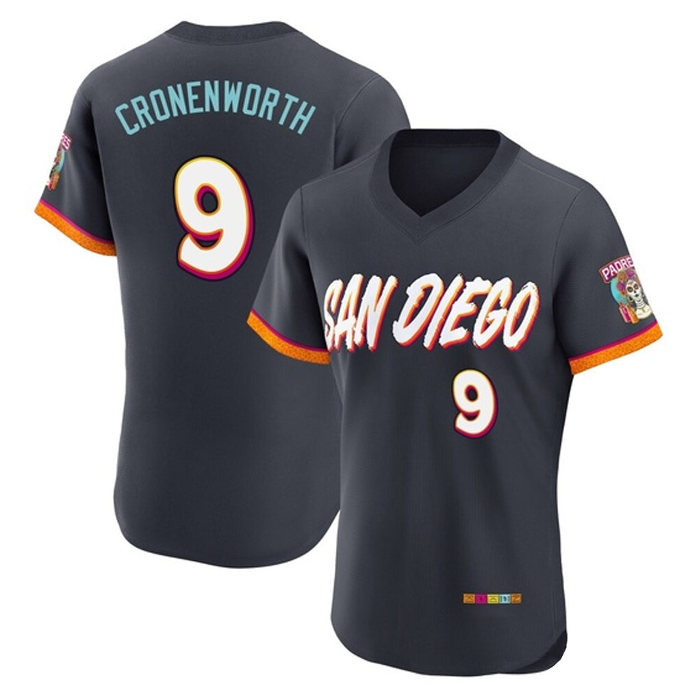 Fenge S.Diego Padres #9 Jake Cronenworth Player Obsidian 2026 City Connect Home Limited Elite T-shirt Stitched Jerseys