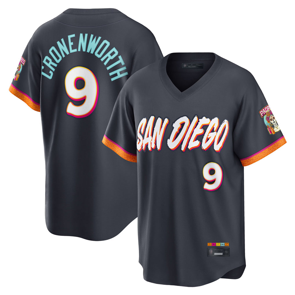 Fenge S.Diego Padres #9 Jake Cronenworth Player Obsidian 2026 City Connect Home Limited T-shirt Stitched Jerseys