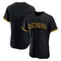 Fenge S.Diego Padres Blank Player Black Snake Skin City Home Limited Elite Stitched Jerseys