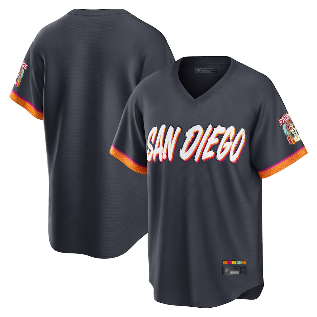 Fenge S.Diego Padres Blank Player Obsidian 2026 City Connect Home Limited T-shirt Stitched Jerseys