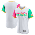Fenge S.Diego Padres Blank Player White City Connect Home Limited Elite Stitched Jerseys