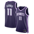 Fenge S.Kings #11 Domantas Sabonis Purple 2025-2026 Swingman Jerseys - City Edition