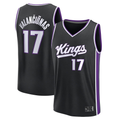 Fenge S.Kings #17 Jonas Valan?i¨±nas Fanatics Black Fast Break Replica Jerseys - Icon Edition