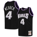 Fenge S.Kings #4 Chris Webber Mitchell & Ness Black 2000-2001 Hardwood Classics Swingman Jerseys