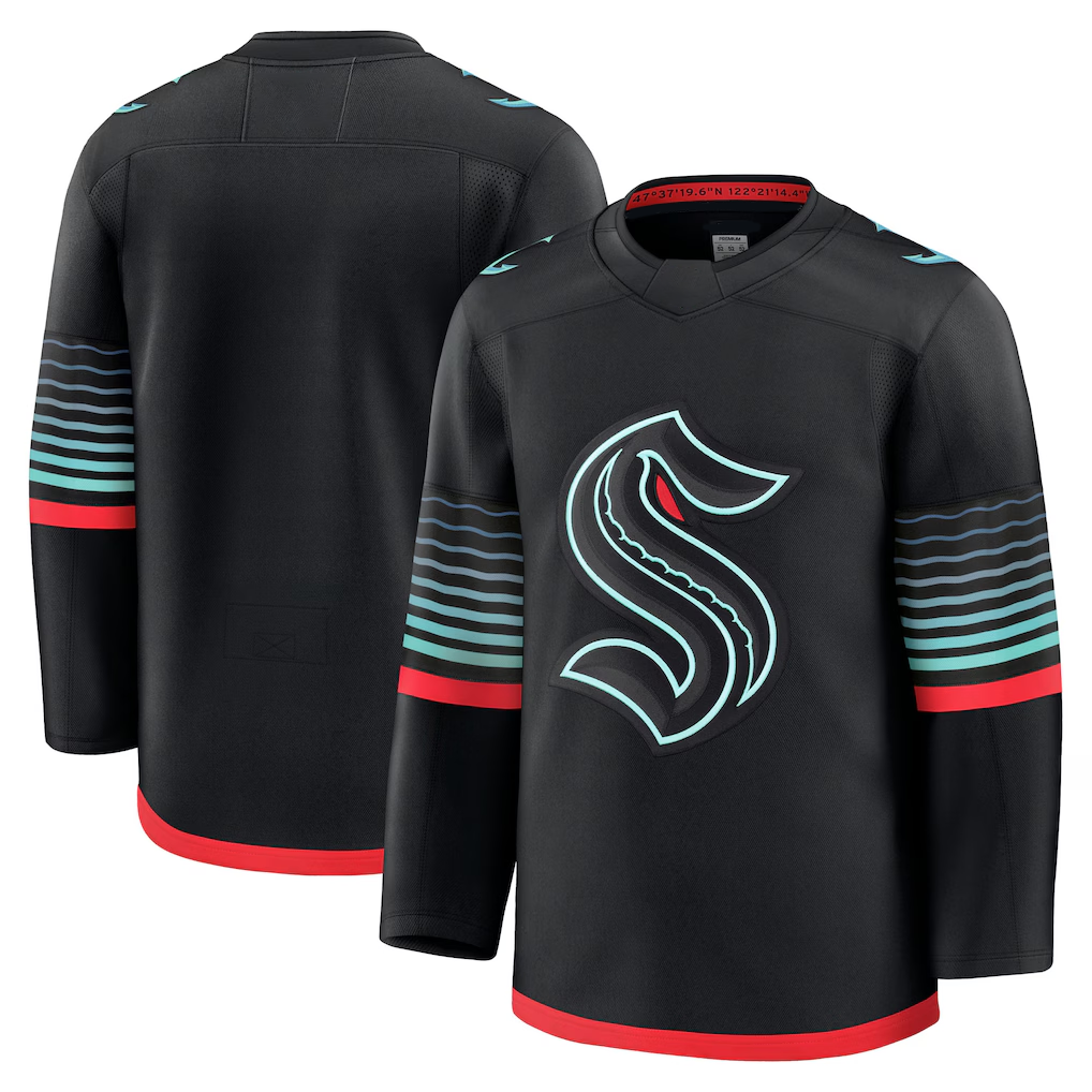 Fenge S.Kraken Black Alternate Premium Jerseys