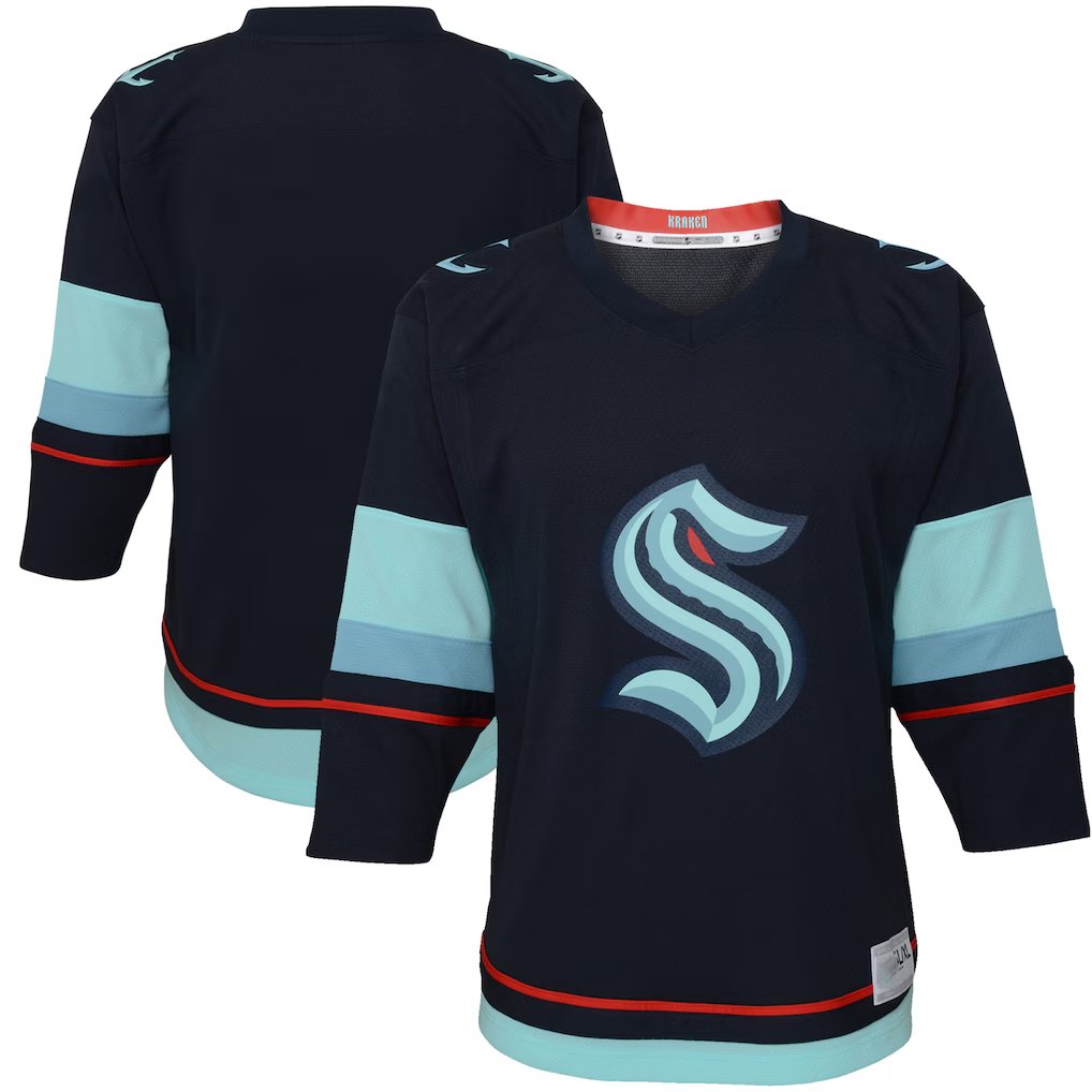 Fenge S.Kraken Navy Home Replica Jerseys