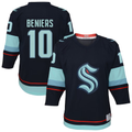 Fenge S.Kraken #10 Matty Beniers Navy Alternate Replica Player Jerseys