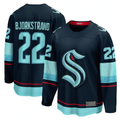 Fenge S.Kraken #22 Oliver Bjorkstrand Deep Sea Blue Home Breakaway Player Jerseys