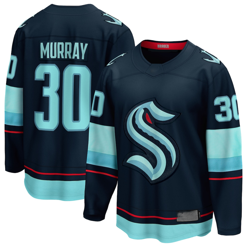 Fenge S.Kraken #30 Matt Murray Deep Sea Blue Home Breakaway Jerseys