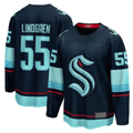 Fenge S.Kraken #55 Ryan Lindgren Deep Sea Blue Home Breakaway Jerseys