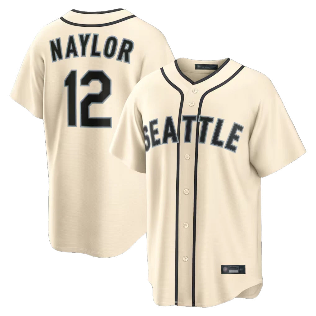 Fenge S.Mariners #12 Josh Naylor Player Cream 2026 Home Limited Stitched Jerseys
