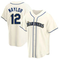 Fenge S.Mariners #12 Josh Naylor Player Cream Home Game Stitched Jerseys