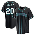 Fenge S.Mariners #20 Luke Raley Player Black Fashion Home Limited Stitched Jerseys