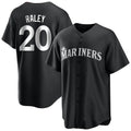 Fenge S.Mariners #20 Luke Raley Player Black Home Limited Stitched Jerseys