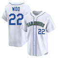 Fenge S.Mariners #22 Bryan Woo Player White Pitch Fashion Game Stitched Jerseys