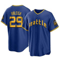 Fenge S.Mariners #29 Cal Raleigh Player Royal City Connect Home Game Stitched Jerseys