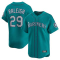 Fenge S.Mariners #29 Cal Raleigh Player Teal Home Limited Stitched Jerseys